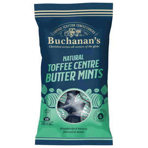 Buchanan's Natural Toffee Centre Butter Mints Bags 140g