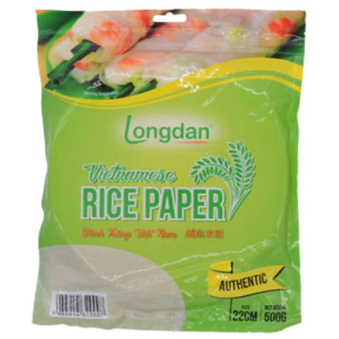 Longdan Rice Paper Round 22cm 500g