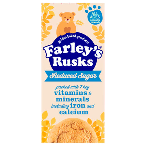 Farley's Reduced Sugar Rusks Baby Food Snack 150g