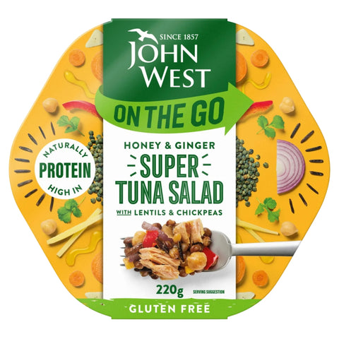John West On The Go Honey & Ginger Super Tuna Salad (220g)