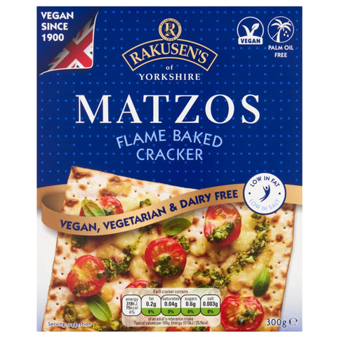 Rakusen's Matzos Flame Baked Cracker