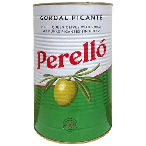 Perello Gordal Pitted Picante Olives 2kg