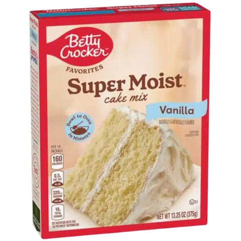 Betty Crocker Super Moist Vanilla Cake Mix 376g