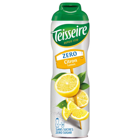 Teisseire Lemon Sugar Free Syrup 600ml