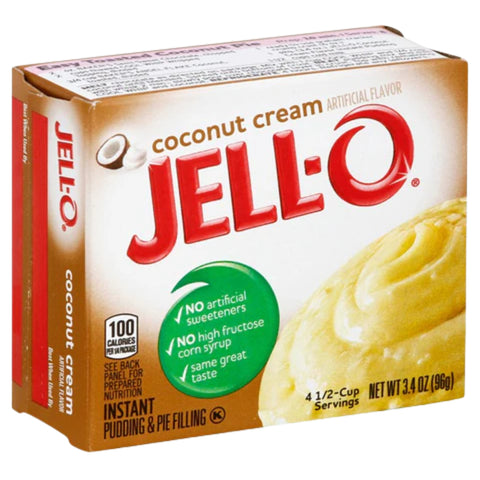 Jell-O Coconut Cream Pudding Instant Mix 96.39g
