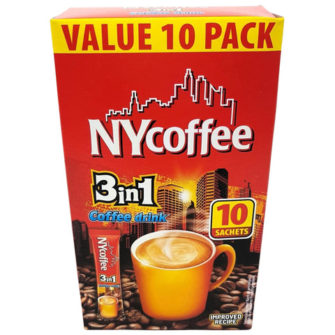 NY Coffee 3 in 1 White Coffee 10 Sachets 140g