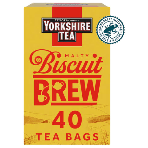 Yorkshire Tea Biscuit Brew 40 Tea Bags