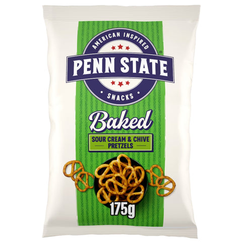 Penn State Sour Cream & Chives Sharing Pretzels 175g