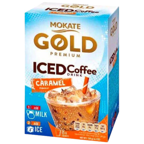 Mokate Iced Coffee Caramel 8x15g