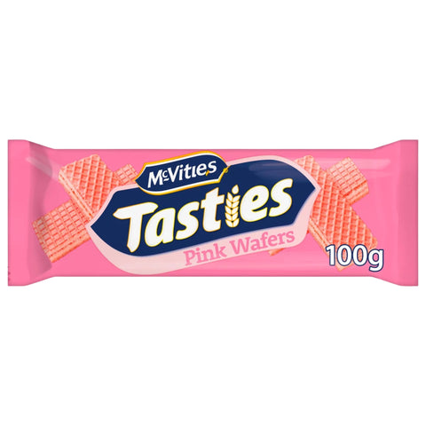 Tasties Pink Wafer 100g