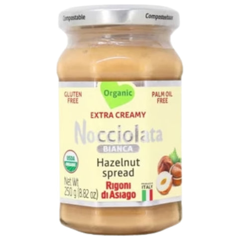 Rigoni Di Asiago Nocciolata Organic White Chocolate Hazelnut Cream 250g