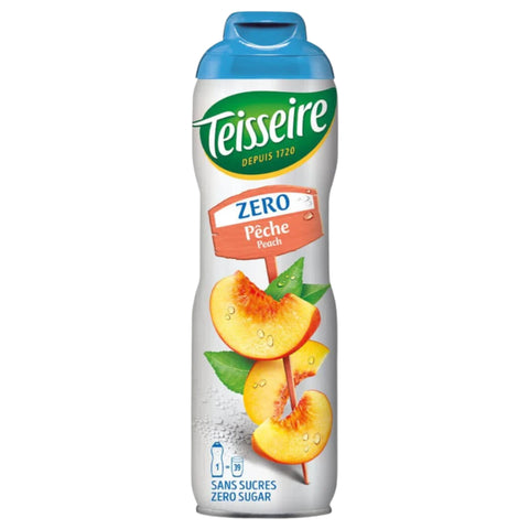 Teisseire Peach Syrup Cordial Sugarfree 60cl