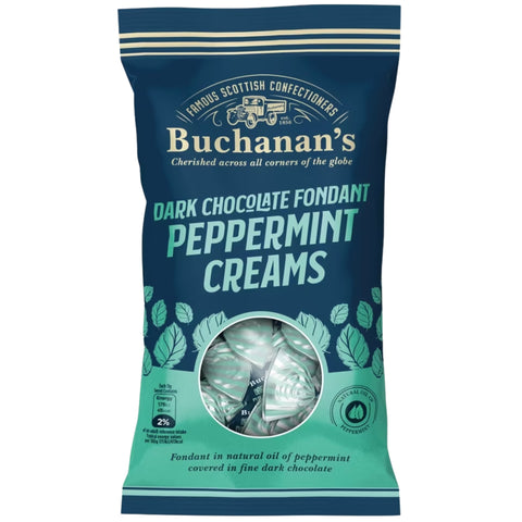 Buchanan's Dark Chocolate Fondant Peppermint Cream 120g