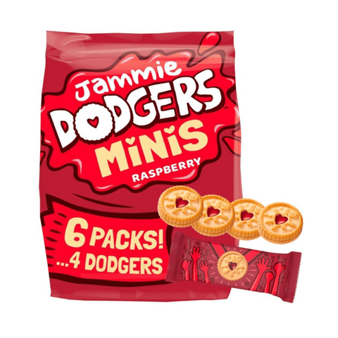 Jammie Dodgers Minis Raspberry 6 x 20g