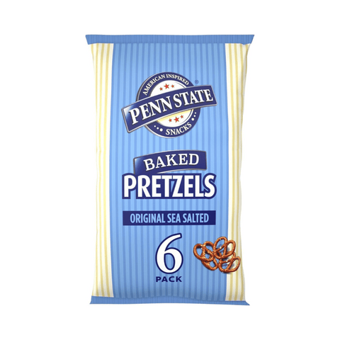 Penn State Sea Salted Pretzels 6 x 22g