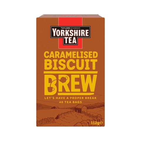 Tea Bundle With Caramelised Biscuit Brew 40 Tea Bags 112g