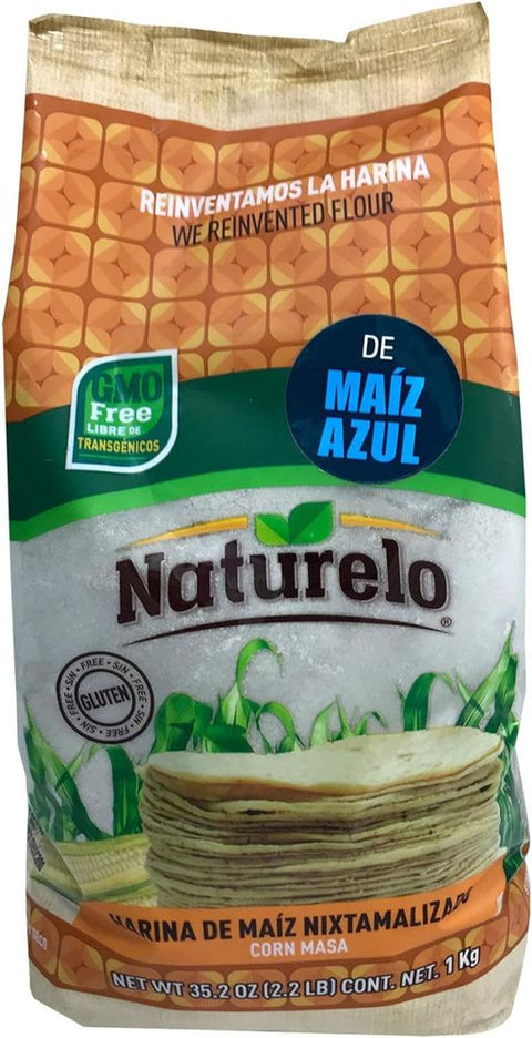 Naturelo Blue Corn Nixtamalized Cornmeal 1kg
