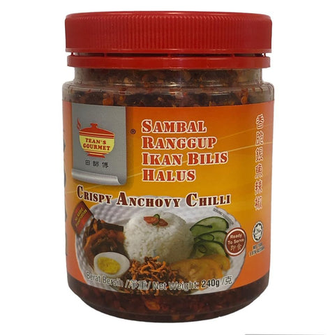 Teanâ€™s Gourmet Crispy Anchovy Chilli 240g