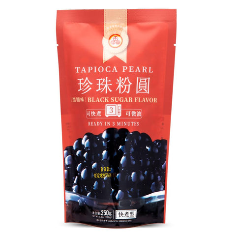 Wu Fu Yuan Black Tapioca Pearls 250g