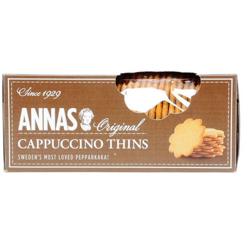 Annas Original Cappuccino Thins 150g