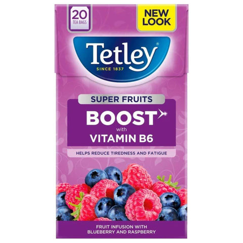 Tetley Super Fruits Tea 20 Tea Bags (40g)