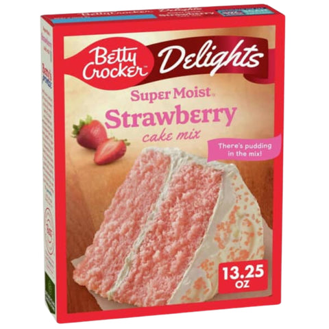 Betty Crocker Super Moist Strawberry Cake Mix 376g
